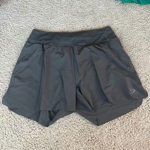 Grey Gymshark speed shorts